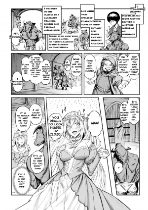 [Hihiyama Yokikana] Tensei Shite Minotauros ni Nattara Ojou-sama ni Semarareta Ken (Bessatsu Comic Unreal Tensei Shitara Vol. 1) [English] [q91] [Digital] - Page 3