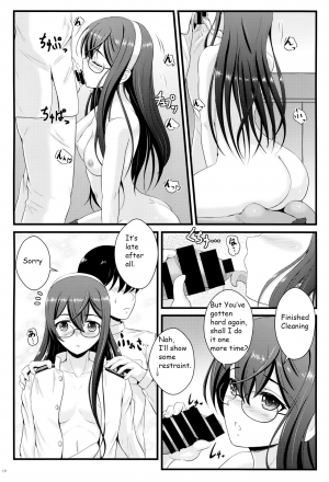 (C87) [Napier Sabre (Ryu-Akt)] Private Secretary (Kantai Collection -KanColle-) [English] [tjqjck] - Page 19