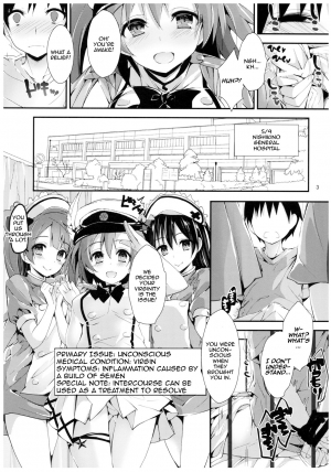 (COMIC1☆11) [Yagisaki Ginza (Yagami Shuuichi)] Nurse aid festa Vol. 2 (Love Live!) [English] [Zero Translations] - Page 3