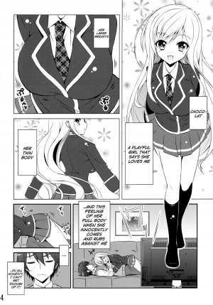 (C85) [MIX-EDGE (Arui Ryou)] Chocolat to Full Course (Ore no Nounai Sentakushi ga, Gakuen Love Comedy wo Zenryoku de Jama Shiteiru) [English] [Facedesk] - Page 5