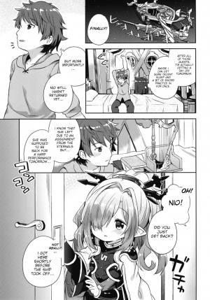 (C95) [Mukuton Kyouju to Soratobu Potato. (Muku)] Nio-san wa Amaetai. (Granblue Fantasy) [English] - Page 3