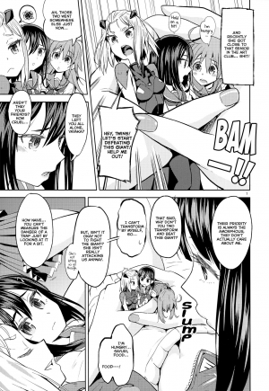 (C91) [Nedaore (Ayane)] Sore dakara Watashi wa Henshin Dekinai | So that's why I can't transform (Flip Flappers) [English] [Lazy Lily & 8/u/ Scanlations] - Page 9