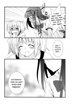 (C82) [Fukuya (Tama II)] Hoho ni Mabuta ni Kuchibiru ni | On Your Cheeks, On Your Eyelids, On Your Lips (Puella Magi Madoka Magica) [English] [Yuri-ism] - Page 8