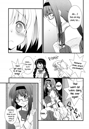 (C82) [Fukuya (Tama II)] Hoho ni Mabuta ni Kuchibiru ni | On Your Cheeks, On Your Eyelids, On Your Lips (Puella Magi Madoka Magica) [English] [Yuri-ism] - Page 11