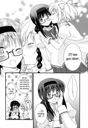 (C82) [Fukuya (Tama II)] Hoho ni Mabuta ni Kuchibiru ni | On Your Cheeks, On Your Eyelids, On Your Lips (Puella Magi Madoka Magica) [English] [Yuri-ism] - Page 12