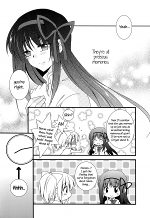 (C82) [Fukuya (Tama II)] Hoho ni Mabuta ni Kuchibiru ni | On Your Cheeks, On Your Eyelids, On Your Lips (Puella Magi Madoka Magica) [English] [Yuri-ism] - Page 24