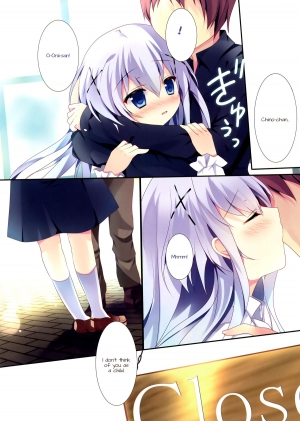  (COMIC1☆9) [Come Through (Adumi Kazuki)] Chino-chan ni Onii-san te Iwaretai! (Gochuumon wa Usagi desu ka?) [English] [Doki Fansubs]  - Page 6