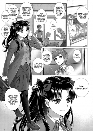 (SUPER26) [ambi75 (Yuyama Chika)] Futari, Hajimete no xxx | Their First XXX (Fate/stay night) [English] [EHCOVE] - Page 5