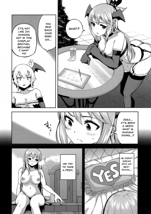 (C94) [Tamaya (Nonaka Tama)] Kono Damegami-sama ni Zecchou o!! (Kono Subarashii Sekai ni Syukufuku o!) [English] {Doujins.com} - Page 9