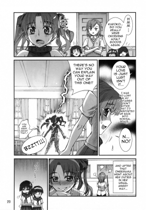 (C77) [Aneko no Techo (Koume Keito)] Toaru Kuroko no Choudendou Pantsu | A Certain Pair of Kuroko’s Electric Panties (Toaru Kagaku no Railgun) [English] - Page 23