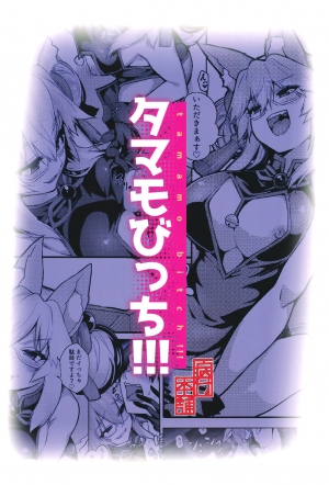 (COMIC1☆15) [Yamitsuki Honpo (Wise Speak)] Tamamo Bitch!!! (Fate/Grand Order) [English] [constantly] - Page 21