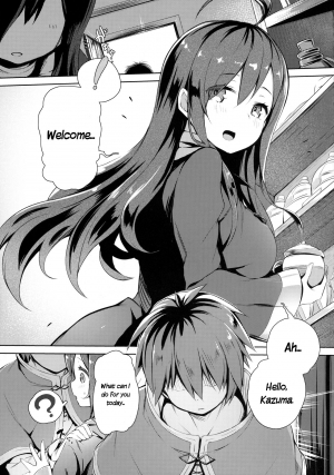 (C91) [High Tech Pen Case (Tam-U)] Kono Innen no Futari de Period o! (Kono Subarashii Sekai ni Syukufuku o!) [English] - Page 5