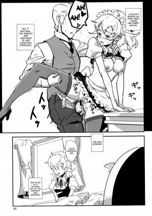  (C82) [Vitamin Gohan (Hasegawa Keita)] Maid Yatottara Sakuya-san Datta. | I hired Sakuya-san as my maid (Touhou Project) [English] {desudesu}  - Page 10