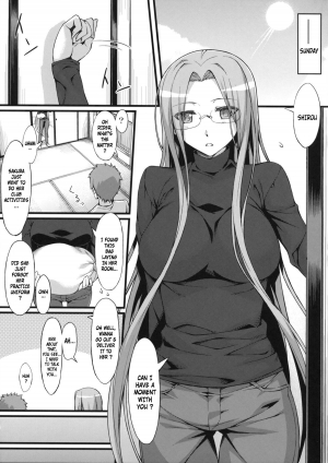 (C84) [S.S.L (Yanagi)] Rider san to Gakusei Fuku. (Fate/hollow ataraxia) [English] [Laruffii] - Page 5