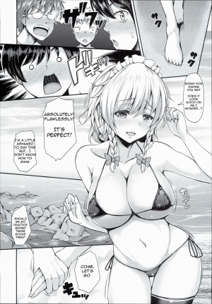 (C90) [Rocket Chousashitsu (Koza)] Sakuya ga Mizugi ni Kigaetara | Because Sakuya Changed into a Swimsuit (Touhou Project) [English] - Page 6