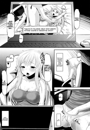 (C81) [AMP (Norakuro Nero)] Sena-chan Bitchbichi (Boku wa Tomodachi ga Sukunai) [English] [Yoroshii] - Page 3