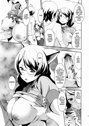 (C77) [Manga Super (Nekoi Mie)] Black & White (Bakemonogatari) [English] [darknight] - Page 12