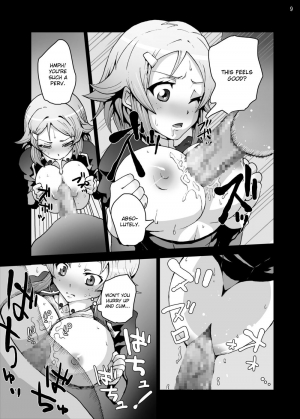 [Studio Nunchaku (Ahiru)] Lisbeth... Kirito ni wa Suterare, Kyaku ni wa Okasare Nakadashi Ninshin... Asuna to no Kakusa ga Hirogaru Online (Sword Art Online) [English] {CGrascal} - Page 9