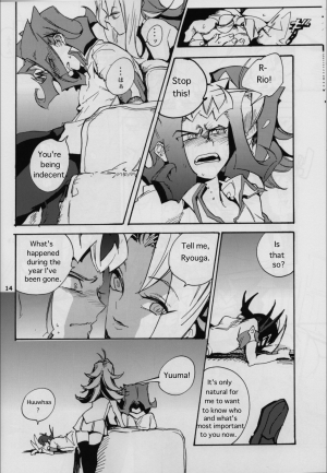 (Sennen Battle Phase 6) [picopicopi-co (tsubasa)] Uwasa no Kyoudai no Uwasa no Anoko (Yu-Gi-Oh! ZeXal) [English] - Page 14