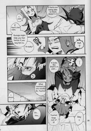 (Sennen Battle Phase 6) [picopicopi-co (tsubasa)] Uwasa no Kyoudai no Uwasa no Anoko (Yu-Gi-Oh! ZeXal) [English] - Page 15