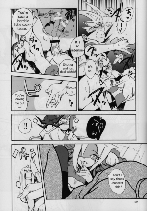 (Sennen Battle Phase 6) [picopicopi-co (tsubasa)] Uwasa no Kyoudai no Uwasa no Anoko (Yu-Gi-Oh! ZeXal) [English] - Page 19