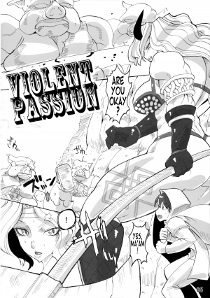 [Sora Ha Chimidoro (Jackasss)] Violent Passion (Dragon's Crown) [English] [Eboginot] - Page 6
