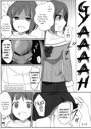 (C87) [SYOKUHINTENKABUTSU (kuen3)] Maekawa Miku vs Predator (THE IDOLM@STER CINDERELLA GIRLS) [English] {KFC Translations} - Page 10