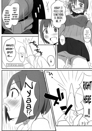 (C87) [SYOKUHINTENKABUTSU (kuen3)] Maekawa Miku vs Predator (THE IDOLM@STER CINDERELLA GIRLS) [English] {KFC Translations} - Page 12