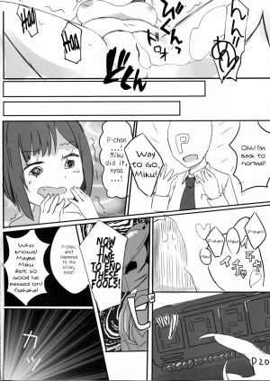 (C87) [SYOKUHINTENKABUTSU (kuen3)] Maekawa Miku vs Predator (THE IDOLM@STER CINDERELLA GIRLS) [English] {KFC Translations} - Page 20