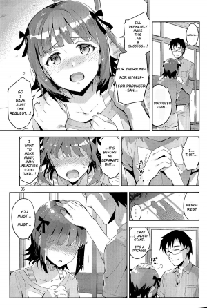 (COMIC1☆8) [ReDrop (Miyamoto Smoke, Otsumami)] Ore dake no M@STERPIECE (THE IDOLM@STER) [English] - Page 5