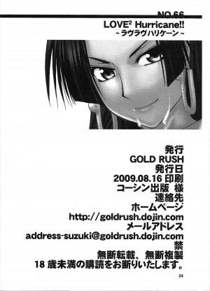 (C76) [GOLD RUSH (Suzuki Address)] Love² Hurricane!! (One Piece) [English] {Doujin-Moe.us} - Page 33