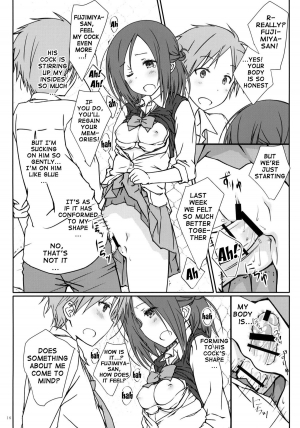 (C86) [Super Flat Lolinitron (Focke Wolf)] Tomodachi to no Sex. | Sex With Friends (One Week Friends) [English] {doujin-moe.us} - Page 14