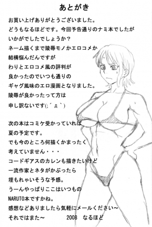 (SC39) [Naruho-dou (Naruhodo)] Ii Nami Yume Kibun | Good Nami Dream Feeling (One Piece) [English] [doujin-moe.us] - Page 41