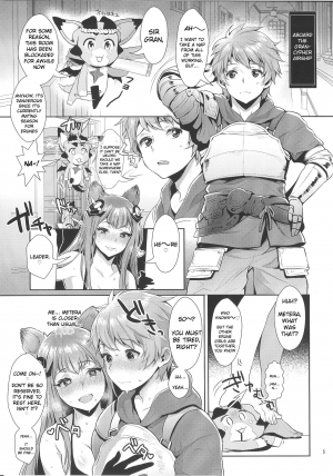 (SC2016 Summer) [Inariya (Inari)] Sage Danchou, Hatsujou Elune ni Mofurareru. (Granblue Fantasy) [English] [Anomalous Raven] - Page 5