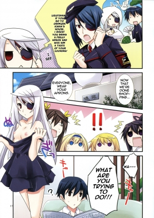 (C81) [CHAGASHI SAIBAN (Yamabuki Mook)] Laura Taichou to Dekiru ka na? | Can I Do It With Commander Laura? (Infinite Stratos) [English] [life4Kaoru] - Page 18