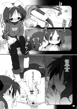 (C73) [Zenpou Fuchuui (Kuroba)] Hiiragi Shimai Aibu Manual (Lucky Star) [English] [StolenTranslations] - Page 11