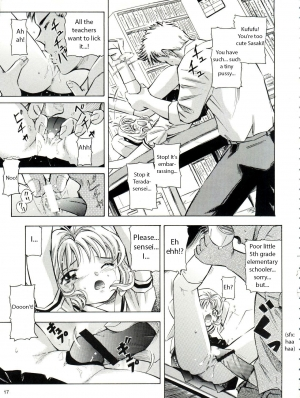 (ComiChara 2) [Takitate (Kantarou, Toshiki Yuuji)] Sakura Drop 3 Lemon (CardCaptor Sakura) [English] - Page 18