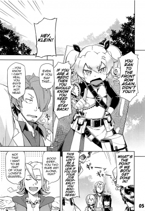 (Gensou no Jukai VI) [SECREDER (Jingai Modoki)] My guild's Fortress and Medic (Etrian Odyssey) [English] - Page 5