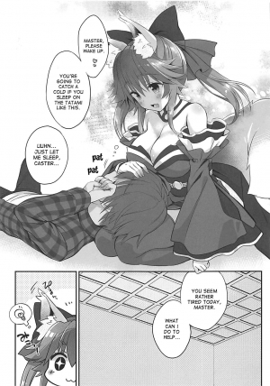 (COMIC1☆13) [Dragon Kitchen (Sasorigatame)] Ore to Tamamo to Bathroom (Fate/Extra) [English] [desudesu] - Page 5