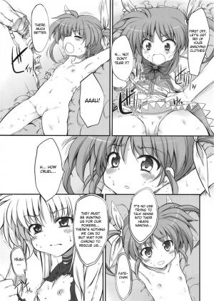 (COMIC1☆4) [Marked-two (Maa-kun)] Tabegoro Lyrical's (Mahou Shoujo Lyrical Nanoha) [English] [desudesu] - Page 9