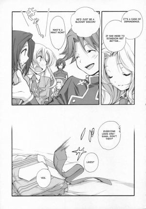 (COMIC1) [Kyougetsutei (Miyashita Miki)] Sweet (Code Geass: Lelouch of the Rebellion) [English] [Makoto] - Page 23