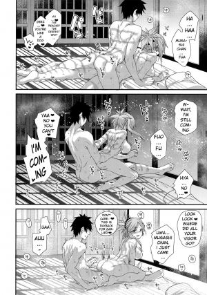 (C95) [Karuwani (Rama)] Hisashiburi ni Saikai Shita Musashi-chan to Hitobanjuu Ecchi suru (Fate/Grand Order) [English] [xinsu] - Page 21