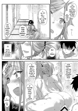 (C95) [Karuwani (Rama)] Hisashiburi ni Saikai Shita Musashi-chan to Hitobanjuu Ecchi suru (Fate/Grand Order) [English] [xinsu] - Page 23