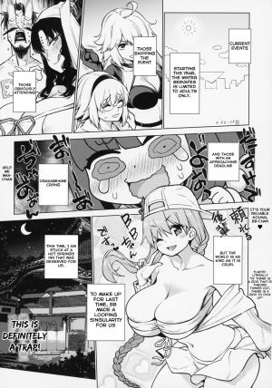 (C95) [Yukikagerou (KANZUME)] Osakabehime to Genkou Gasshuku Shi ni Itta Hazu no Onsen Ryokan de Sex Suru dake no Hon. (Fate-Grand Order)[English][Behind the Ramen Shop TLs] - Page 5