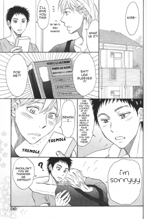 (C83) [paci (Pachi)] Senpai to Doukyo Shite Imasu Ueta Inu wa Toki Toshite Ookami ni Naru | Living together with Senpai (Kuroko no Basuke) [English] [Cozy] - Page 30