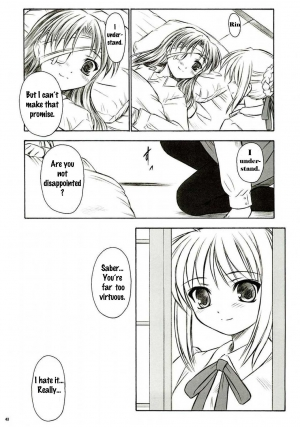 (C66) [Yakan Hikou (Inoue Tommy)] Alstromeria (Fate/stay night) [English] - Page 43