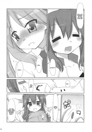 (C79) [CELTRANCE (Tora'ago Kazuya)] Konata-san Pinch! ( ) (Lucky Star) [English] [Kamikakushi] - Page 20