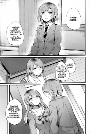 (Sekai de Hitotsu no Taisetsu na Hi) [Hatakewotagayasudake (Mikanuji)] Devo Avvertire (BanG Dream!) [English] [Erokawa_Senpai] - Page 7