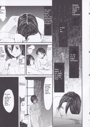 (FALL OF WALL4) [Poritabe. (Shirihagi Gomame)] Ai no Romance Zenpen (Shingeki no Kyojin) [English] - Page 28