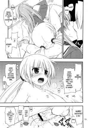 (C75) [Girigiri Nijiiro (Kamino Ryu-ya)] Nanoda!!! + Omake (Hayate no Gotoku) [English] [UNANIMAS] - Page 19